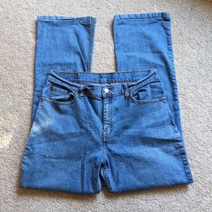 Y2K Levi's Distressed Boot Cut Blue Medium Wash Jeans